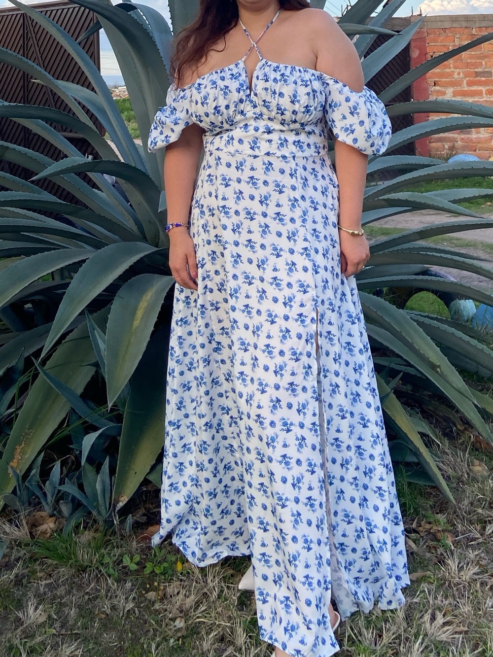 Floral long dress